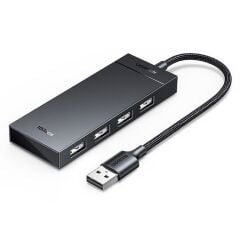 UGREEN 55373 CM806 USB-A 10Gbps Yüksek Hız 4 Port Bağlantı Noktalı 4xUSB-A 3.2 Gen 2 Çoklayıcı HUB Siyah