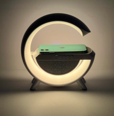 MAGİCVOİCE BT2301 Kablosuz Şarjlı 7 Renkli Taşınabilir Bluetooth Hoparlör Beyaz