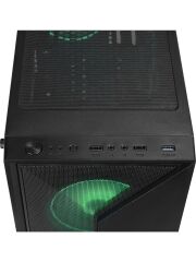 RAMPAGE TRIANGLE 4*12cm Auto RGB Fan Tempered Glass Mid-Tower Gaming Oyuncu Kasası