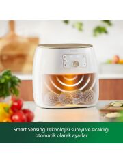 PHİLİPS HD9870/20 AirFryer XXL Premium Smart Sensing 7.3L Yağsız Fritöz (Aksesuar Hediyeli) - 2
