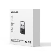 UGREEN 75511 CM860 286Mbps 2.4GHz Wi-Fi 6 AX300 Mini USB Kablosuz Ağ Adaptör - 2