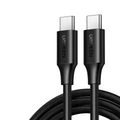 UGREEN 15176 US562 100W PD USB-C to USB-C Hızlı Şarj ve Data Kablo Siyah 1metre