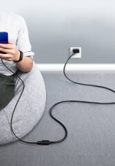 UGREEN 10368 US129 USB-A Erkek to USB-A Dişi 3.0 Uzatma Kablo Siyah 1metre
