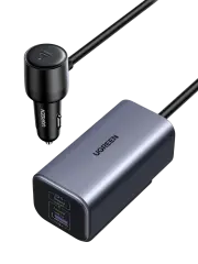 UGREEN 35027 EC706 150W 4 Port 2xUSB-C 30W 1xUSB-C 140W 1xUSB-A 22.5W Gan Araç İçi Hızlı Şarj Aleti