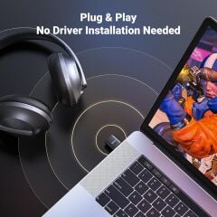 UGREEN 15765 CM668 Bluetooth 5.3 Oyun Ses aptX HD/Adaptive Ses Verici Transmitter Adaptör