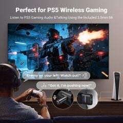 UGREEN 15765 CM668 Bluetooth 5.3 Oyun Ses aptX HD/Adaptive Ses Verici Transmitter Adaptör - 2