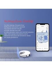 YUİ S7 Plus Akıllı Çöp İstasyonlu Robot Vacuum & Mop Süpürge Beyaz