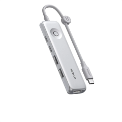 UGREEN 95189 U601 5 in 1 USB-C to 2xUSB-A 2.0 Çoklayıcı 1x4K/60Hz HDMI 1xUSB-C PD 100W Şarj Desteği Çok Fonksiyonlu Bağlantı İstasyonu