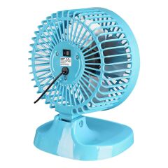 EVEREST EFN-503 Masaüstü Metal Mavi USB Vantilatör USB Fan