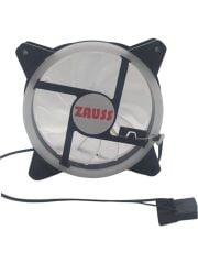 ZAUSS ZR-300 120x120x25mm 3 Renk Hareketli Yanan RGB Kasa Mining Fanı 12cm Kasa Fanı 0.3A