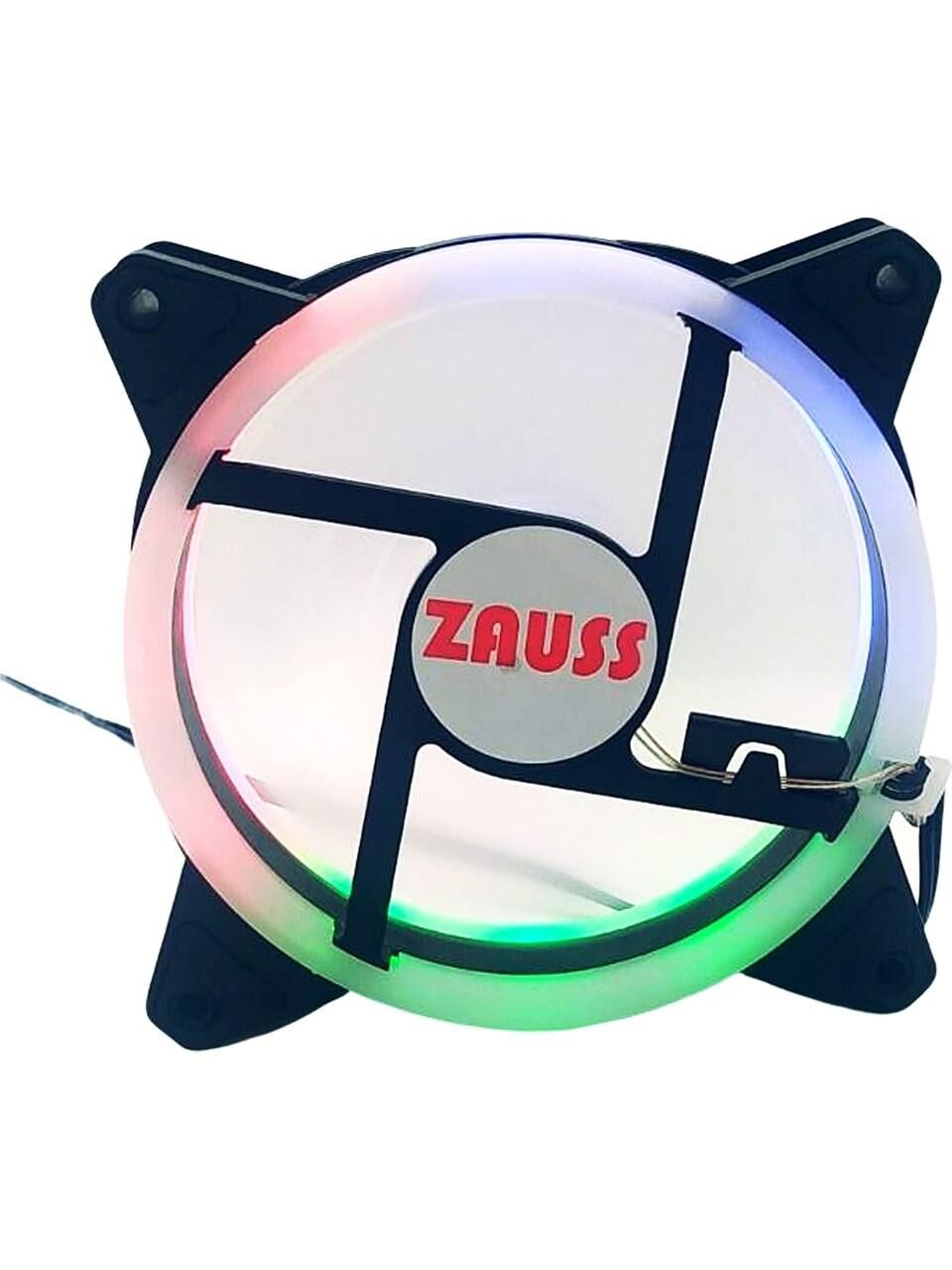 ZAUSS ZR-300 120x120x25mm 3 Renk Hareketli Yanan RGB Kasa Mining Fanı 12cm Kasa Fanı 0.3A