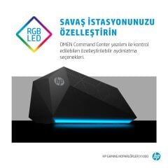 HP X1000 8PB07AA 2.1 30W RMS RGB Gaming Hoparlör Siyah