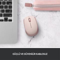 LOGİTECH M171 USB Kablosuz Mouse Gül (910-006865) - 2