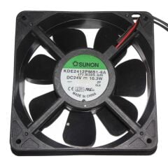 SUNON KDE2412PMB1-6A, 120x120x38mm 24VDC 10.3W 2 Kablolu Fan