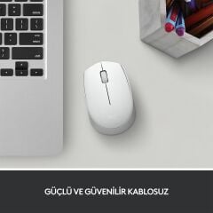 LOGİTECH M171 USB Kablosuz Mouse Beyaz (910-006867) - 2