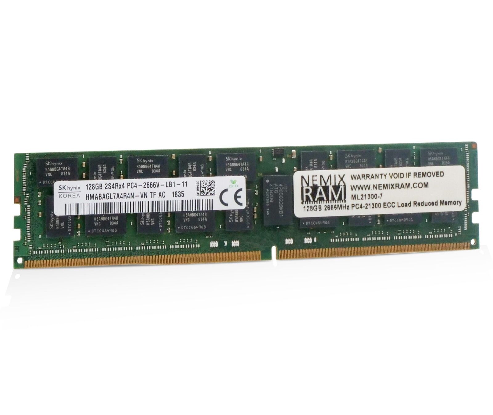 SK HYNİX 128GB DDR4 2666MHz 2S4Rx4 PC4-2666V CL19 ECC LRDIMM Server Sunucu Ram HMABAGL7A4R4N-VN