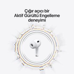 APPLE AirPods Pro 3 Kulak İçi Bluetooth Kulaklık Beyaz MFHP4TU/A (Apple TÜRKİYE Garantili)