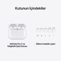 APPLE AirPods Pro 3 Kulak İçi Bluetooth Kulaklık Beyaz MFHP4TU/A (Apple TÜRKİYE Garantili)