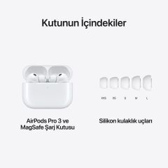 APPLE AirPods Pro 3 Kulak İçi Bluetooth Kulaklık Beyaz MFHP4TU/A (Apple TÜRKİYE Garantili)