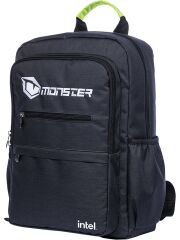 MONSTER 14''-17.3'' Sırt Notebook Çantası Siyah