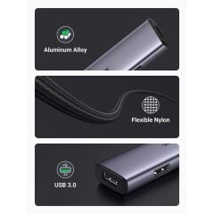 UGREEN 20805 CM473 4 Port Bağlantı Noktalı USB 3.0 HUB Çoklayıcı