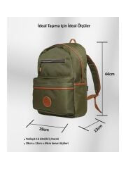 NPO nJoy 16'' Unisex Notebook Günlük Sırt Çantası NJ01KH Haki