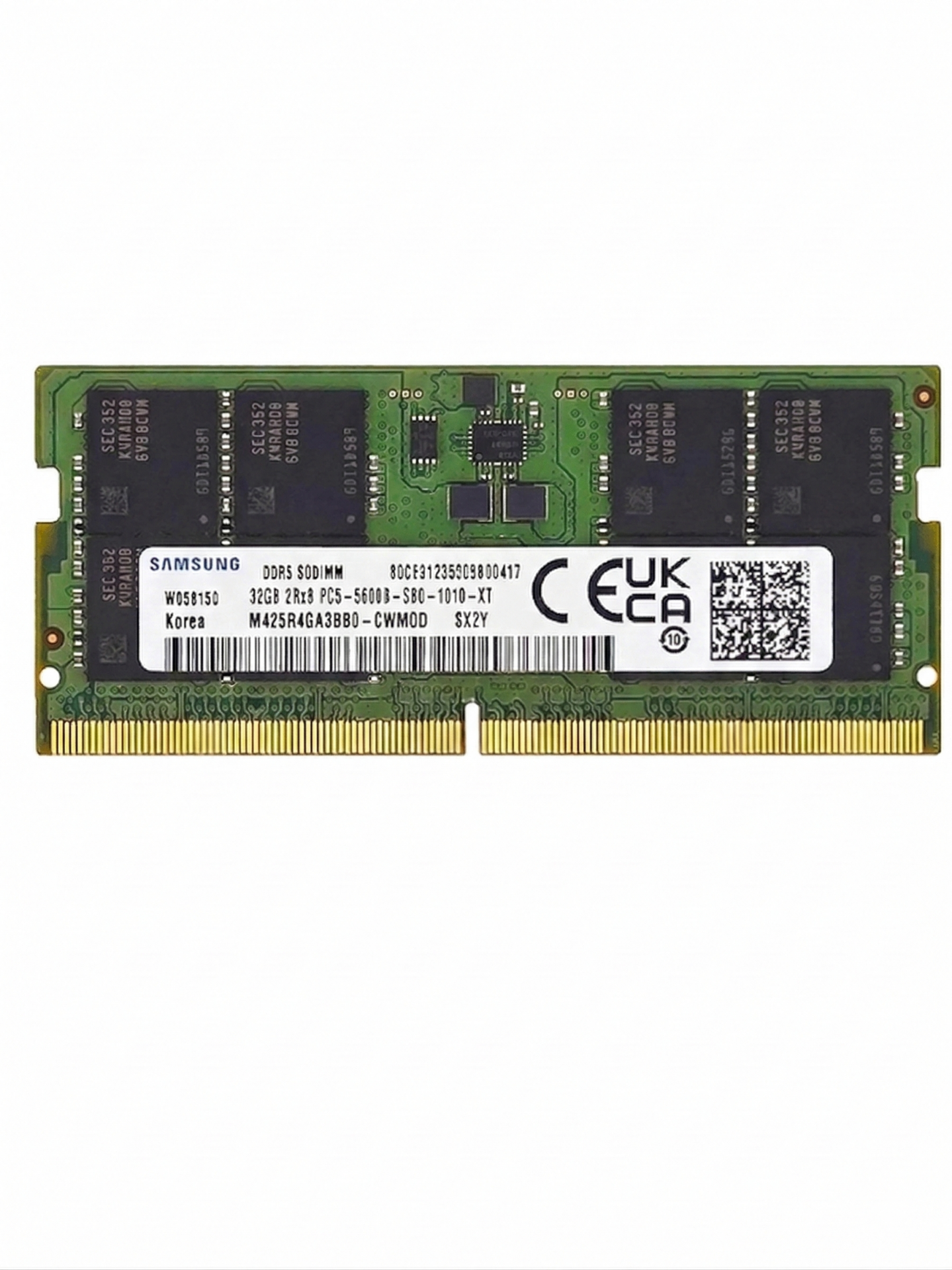 SAMSUNG 32GB DDR5 5600MHz CL46 Notebook Ram M425R4GA3BB0-CWMOD