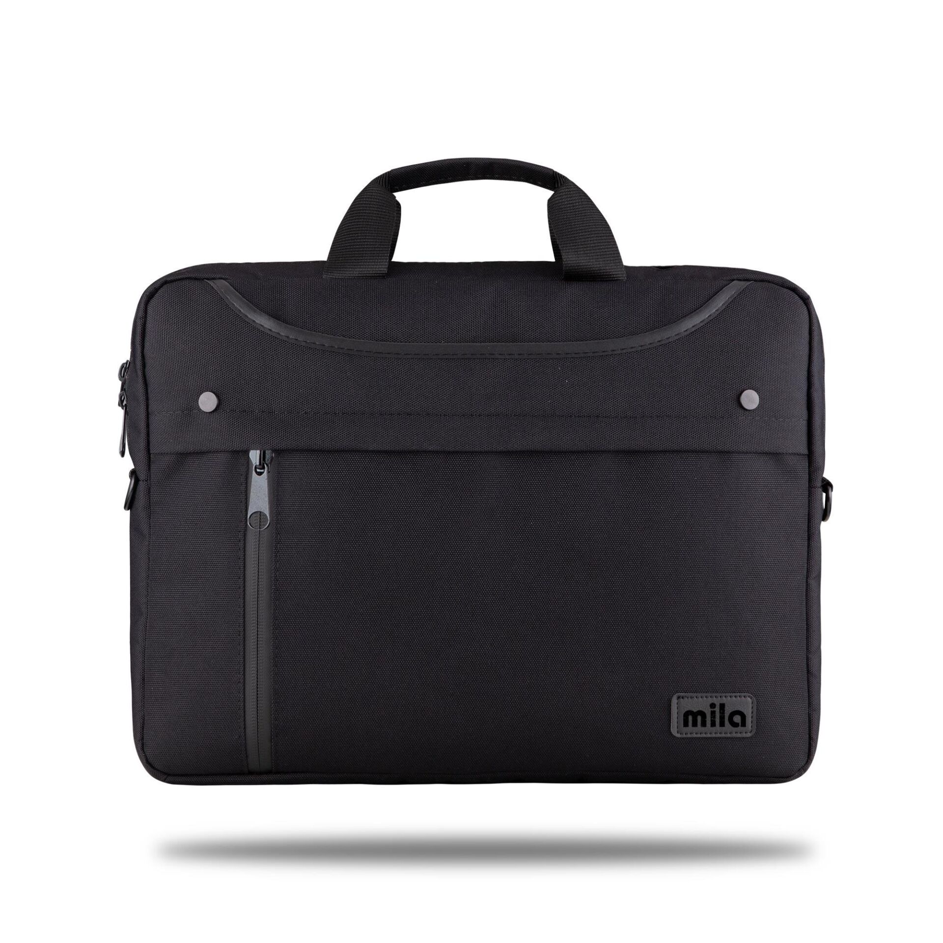 CLASSONE Mila ML-T200 Business Serisi 15.6'' Wtxpro Su Geçirmez Kumaş Fermuar Siyah Notebook Çantası