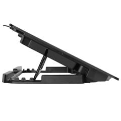 ADDİSON AD-S1 Waft Mavi Led Işıklı 2 Fanlı 2 USB DC 5V 125*125*20mm 15.6'' Stand Notebook Soğutucu