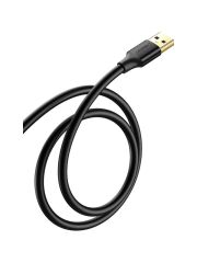 UGREEN 10373 US129 USB-A Erkek to USB-A Dişi 5GB/s Veri Aktarım Hızı USB 3.0 Uzatma Kablosu Siyah 2metre