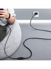 UGREEN 10373 US129 USB-A Erkek to USB-A Dişi 5GB/s Veri Aktarım Hızı USB 3.0 Uzatma Kablosu Siyah 2metre