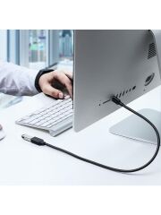 UGREEN 30127 US129 USB-A Erkek to USB-A Dişi 5GB/s Veri Aktarım Hızı USB 3.0 Uzatma Kablosu Siyah 3metre - 2
