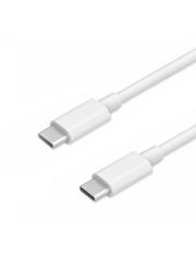 MEGATECH Type-C to Type-C 67W Pd Turbo Saniye Gösteren Şarj Kablosu Beyaz 1metre