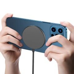 WİWU Wi-W007 15W Hızlı Şarj Özellikli MagSafe PD Wireless Şarj Aleti