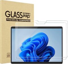 MİCROSOFT Surface Pro X/8/9 ProCase 2 Paket Pro 9 2022 Pro 8 2021 13'' 9H Ultra İnce Temperli Cam Ekran Koruyucu