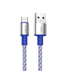 RECCİ RTC-N32C Instant Serisi USB-A to Type-C 3A Hızlı Şarj Özellikli Şarj ve Data Kablosu 1metre