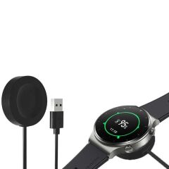 ZORE HUAWEİ Watch GT 3 46mm GT 3 42mm 3 3 Pro GT 2 Pro USB Şarj Kablosu Siyah - 2