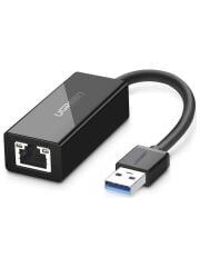 UGREEN 20256 CR111 USB-A 3.0 to RJ45 10/100/1000Mbps Gigabit Ethernet Adaptörü Siyah