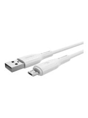 WİWU Micro 2.4A Starlink USB Şarj Kablosu Beyaz 1metre Wi-C042E-M - 2