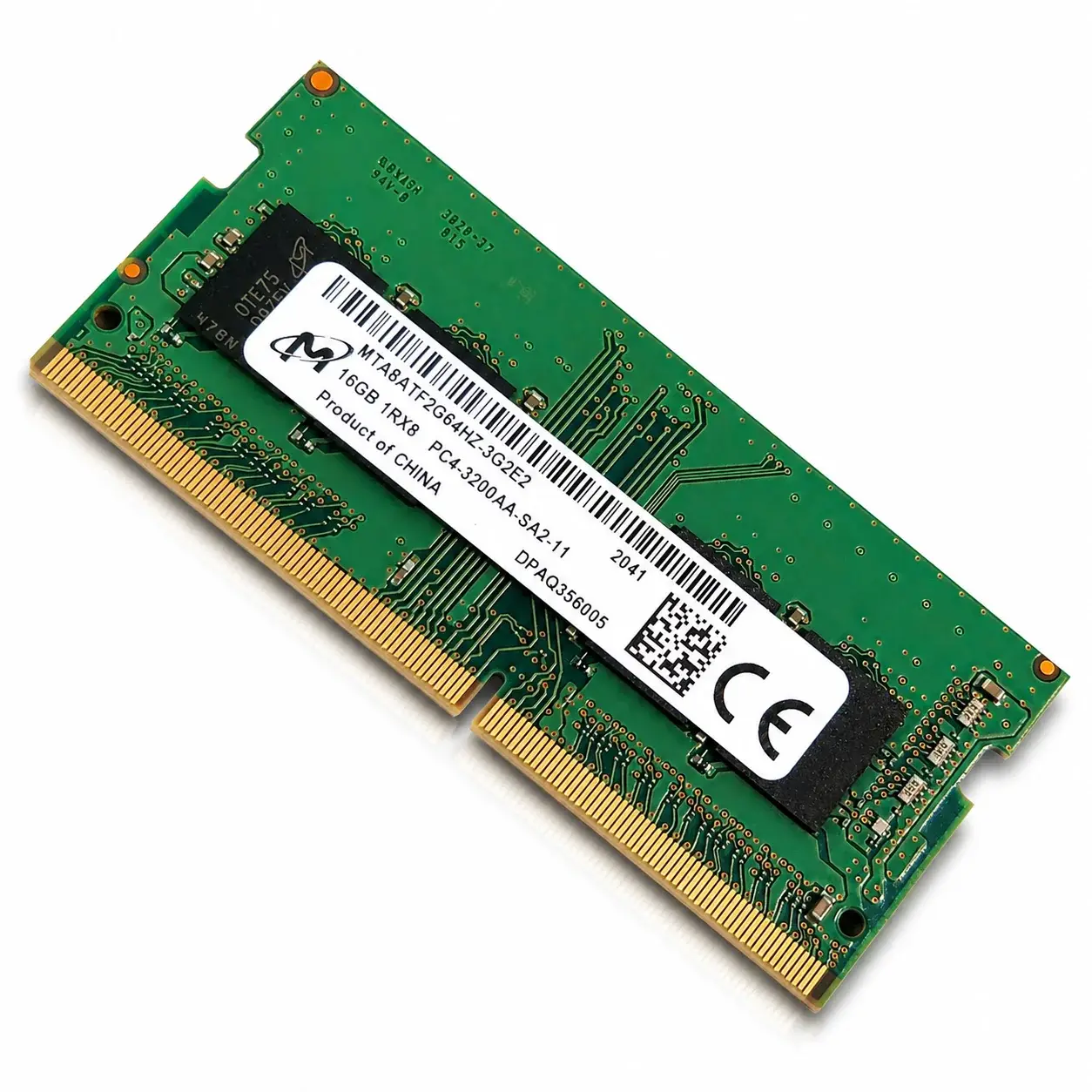 MİCRON 16GB DDR4 3200MHz 1Rx8 PC4-3200AA CL22 SODIMM Notebook Ram MTA8ATF2G64HZ-3G2E2