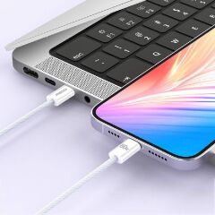 RECCİ RS15CC Nature Serisi 60W Hızlı Şarj Özellikli Type-C to Type-C PD Kablo 2metre