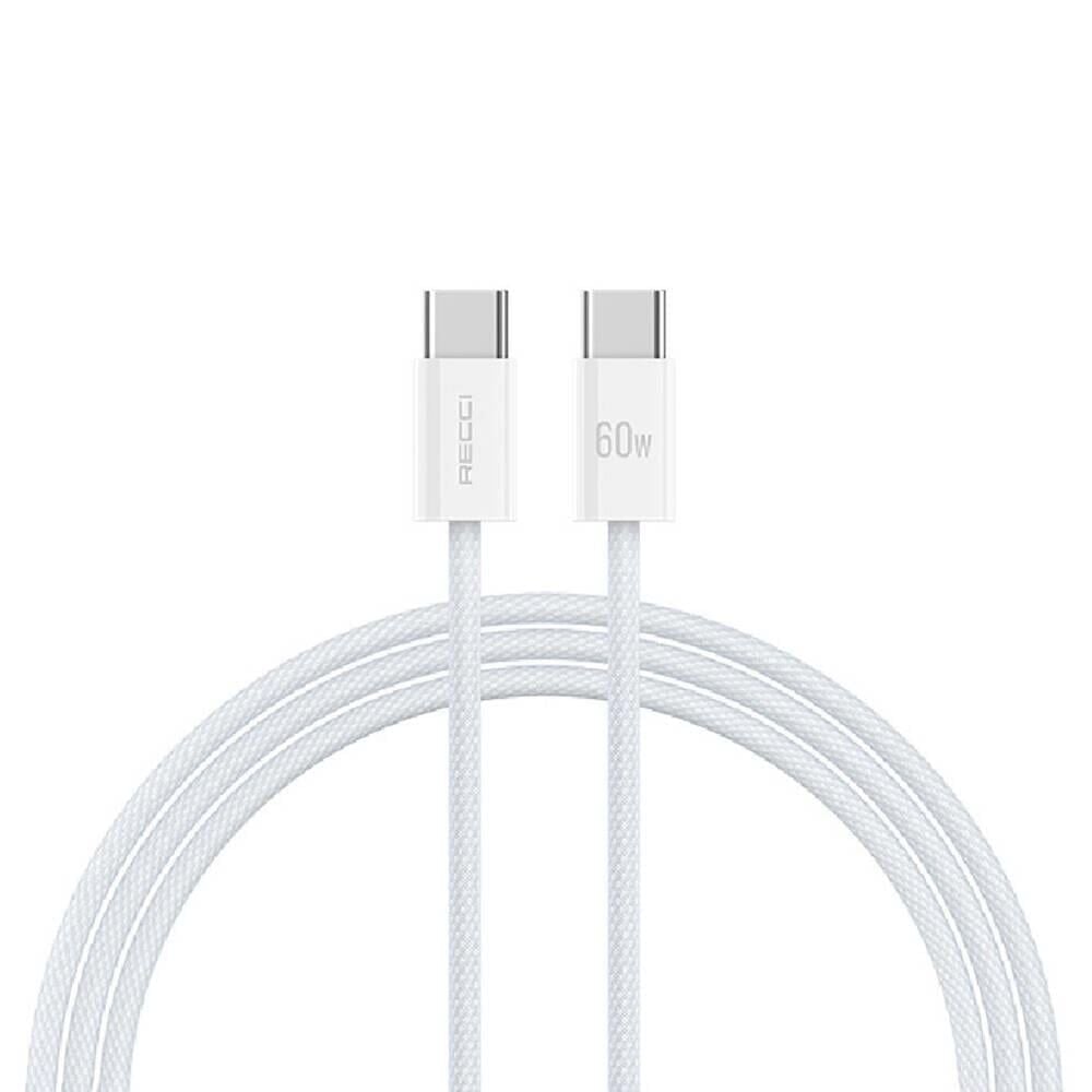 RECCİ RS15CC Nature Serisi 60W Hızlı Şarj Özellikli Type-C to Type-C PD Kablo 2metre
