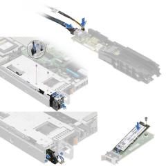 DELL PowerEdge BOSS-N1 WW56V 2x480GB M.2 2280 NVMe 0KH121 PCIe Gen3 x4 RAID 0/1 Server Sunucu Boot Controller Kartı 0VKNTF - 2