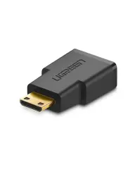 UGREEN 20101 4K 60Hz 18Gbps Mini HDMI 2.0 Erkek to HDMI 2.0 Dişi Görüntü ve Ses Dönüştürücü Adaptör Siyah - 2