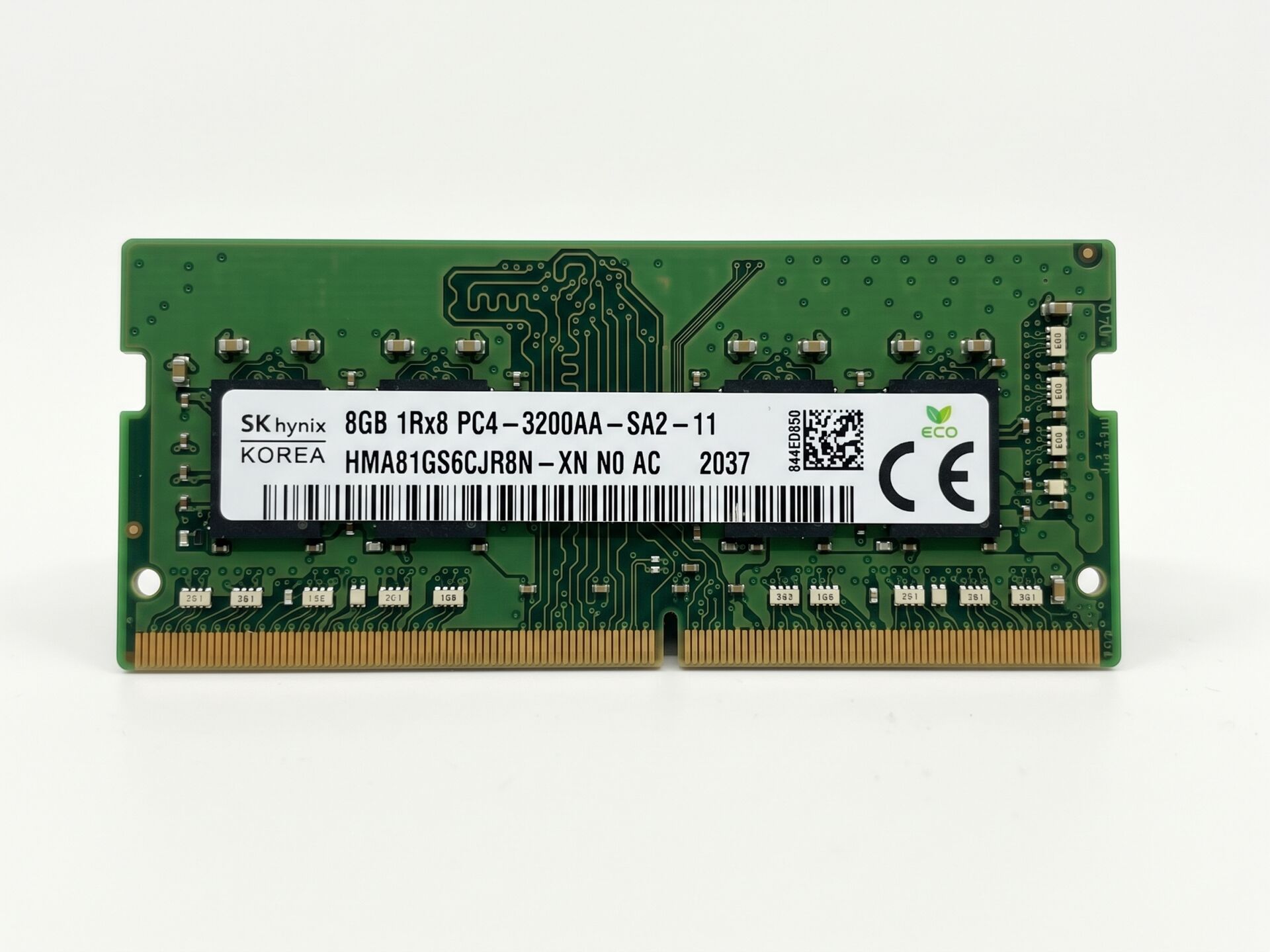 SK HYNİX 8GB DDR4 3200MHz 1Rx8 PC4-3200AA CL22 SODIMM Notebook Ram HMA81GS6CJR8N-XN