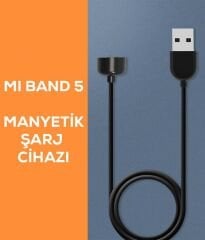 ZORE XİAOMİ Mi Band 5 USB Şarj Kablosu Siyah - 2