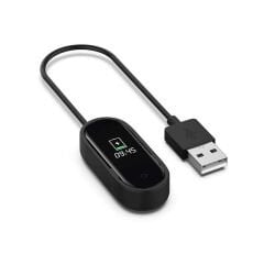 ZORE XİAOMİ Mi Band 4 USB Şarj Kablosu Siyah