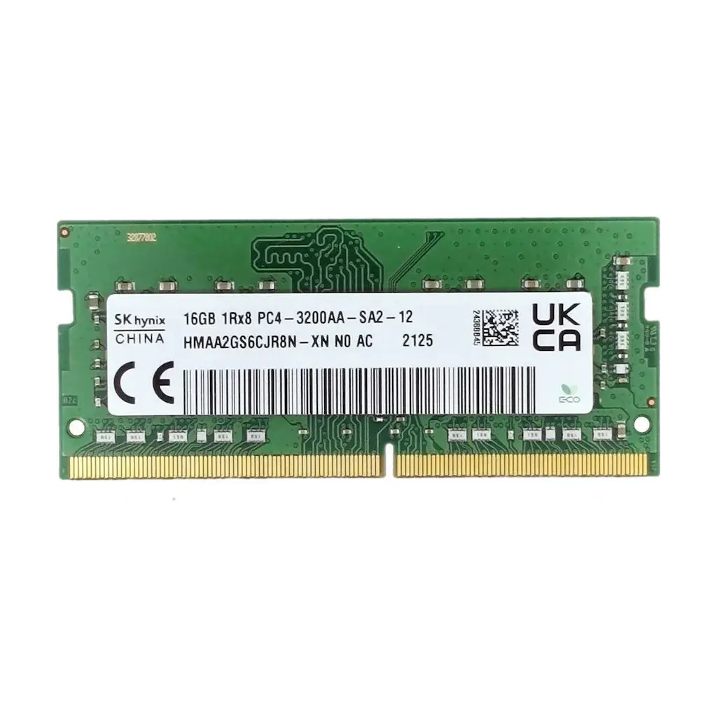 SK HYNİX 16GB DDR4 3200MHz 1Rx8 PC4-3200AA CL22 SODIMM Notebook Ram HMAA2GS6AJR8N-XN