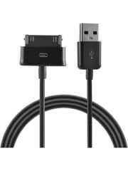 DOST P1000 Samsung Tablet USB Şarj Kablosu Siyah 1metre