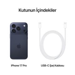 APPLE iPhone 17 Pro 512GB  Abis Cep Telefonu MG8N4TU/A (Apple TÜRKİYE Garantili)